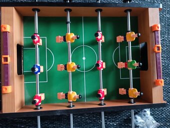 Dřevěný mini stolní fotbal - 2