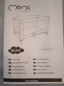 Skládací cestovní postýlka momi - 2