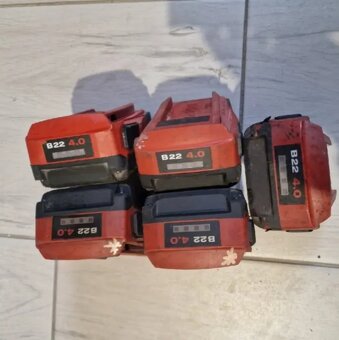 Hilti batérie 8.0 Ah, 5.2 Ah ,4.0 Ah, 2.6 Ah - 2