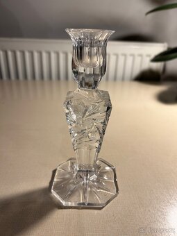 Skleněný svícen - 2