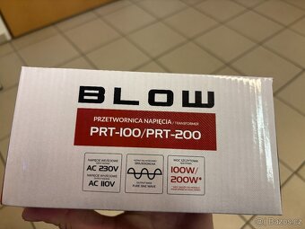 Prodám Měnič napětí BLOW PRT-100 230V/110V 100W - 2