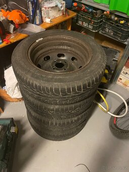 Prodám plechová R15 kola s pneu - 2