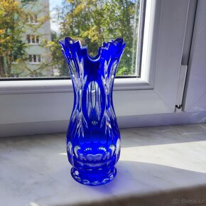 modrá váza a miska ceasar crystal - 2