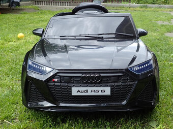 Dětské elektrické auto Audi RS6 černé - 2