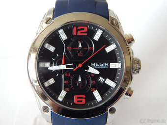 Pánské ocelové hodinky Megir s chronographem - 2
