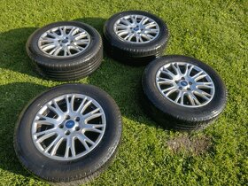 originál AL disky Ford s letními pneu 215/60/r16 - 2