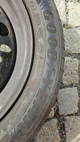 Kola ocel 6x16 a pneu 195/55R16 91V Good Year na discích - 2