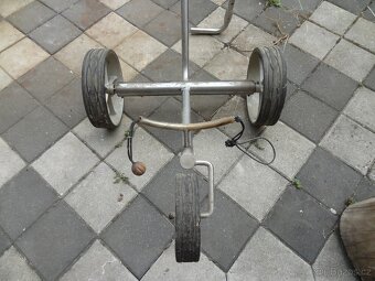 Skládací vozík. Nerez. - 2