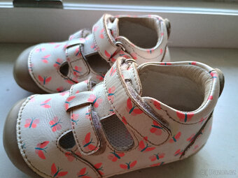 Barefoot dětské sandálky Lurchi - Flotty Nappa White vel. 22 - 2