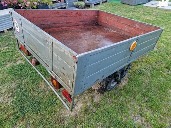 Přívěsný vozík - menší kola, možno za čtyřkolku - 2