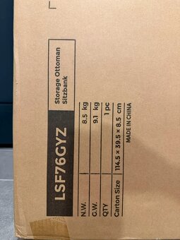 Set taburetů s úložným prostorem - 2