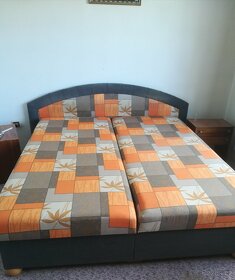 Čalouněná postel s úložným prostorem - 2