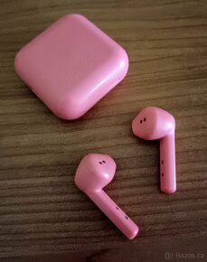 Bezdrátová sluchátka Air Go - růžová - 2