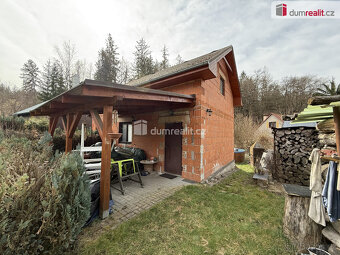 prodej krásné zděné chaty Malé Kyšice, 3+1 100 m2 s pergolou - 2
