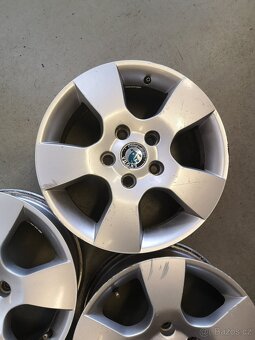 Alu kola 5x112 r15 Škoda - 2