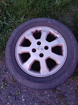 Originál ALU kola OPEL R15 , na pneu 195x60x15 ( vzorek na s - 2