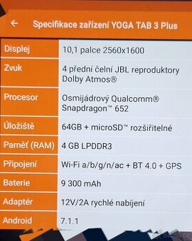 Tablet Lenovo yoga 3 pro - 2