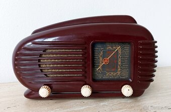Krásné starožitné rádio Tesla Talisman 308U, top stav - 2