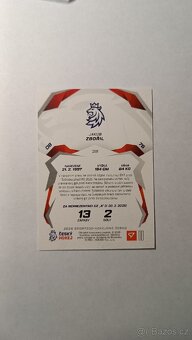 Hokejové kartičky České reprezentace 2025 Jakub Zbořil - 2