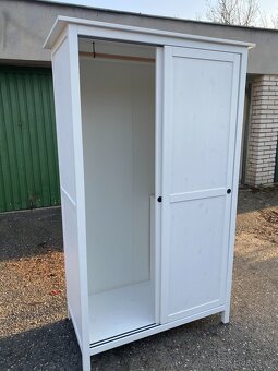 IKEA Hemnes šatní skříň - bíl. mořidlo - 2