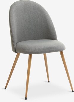 Jídelní židle KOKKEDAL šedá/dub 6ks - 2