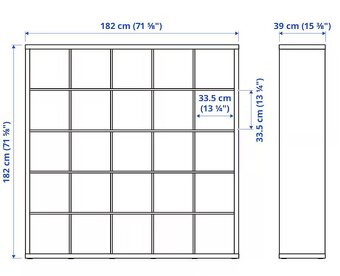 Polilcová knihovna z IKEA - KALLAX - 2
