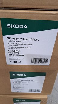 Nová originální Alu kola Škoda- Italia 16" - 2