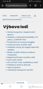 Nafukovací kanoe gumotex Pálava - 2