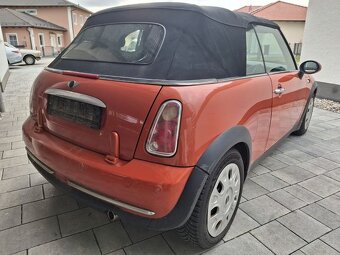 MINI COOPER CABRIO 1.6 85kw rok 2005 - 2