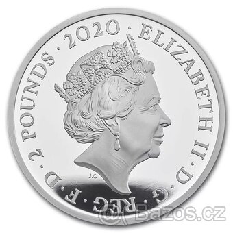 ELTON JOHN Music Legends 1 oz Pure Silver Proof Colored - 2