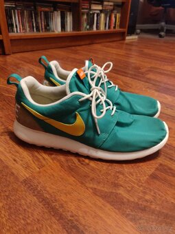 Nike Roshe Run – zeleno-žluté, vel. 45 - 2