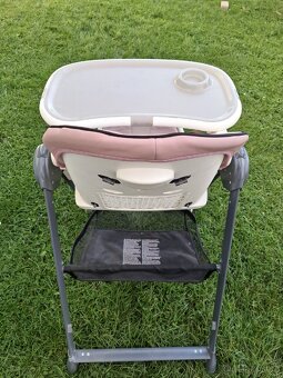 Dětská jídelní židlička Baby Design růžová - 2