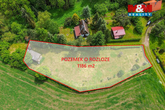 Prodej pozemku k bydlení, 1186 m², Potvorov - 2
