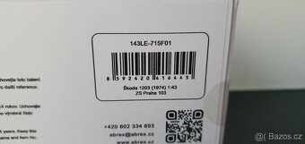 PRODÁM - Limited 150ks model Škoda 1203 Sanita 1:43 ABREX - 2