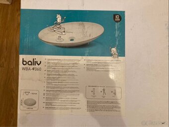 Umyvadlo na desku 70x42cm, hloubka 12,5cm - 2