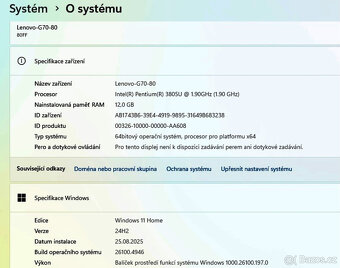 Lenovo IdeaPad G70-80 17,3“LED 12GB 2xgrafika SSD Win11 - 2