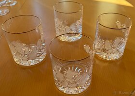 Sada 4ks krásných broušených skleniček na Whisky - 2