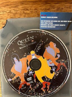 2 DVD diskú Queen Wembley Unseen - 2
