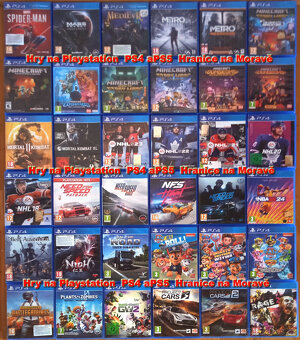Hry na Playstation PS4 a PS5 - 2.část seznamu - 2
