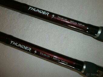 Prodám 2 pruty Delphin HUNDER Telerod - 2