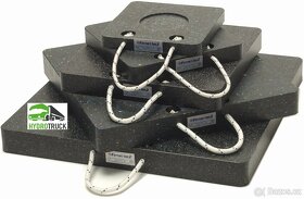 Hydraulická jeřáb - podložky pod podpěry jeřábu plošiny - 2