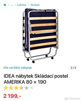 Skládací postel - 2