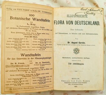 Ilustrovaná flóra Německa - vzácné - 2