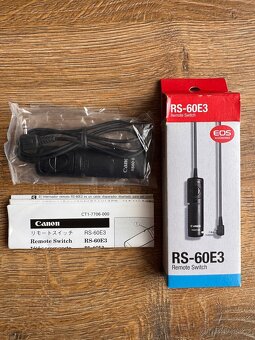 Kabelová spoušť CANON RS-60E3, Remote Switch. - 2