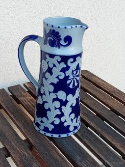 ručně malovaný keramický džbán - 2