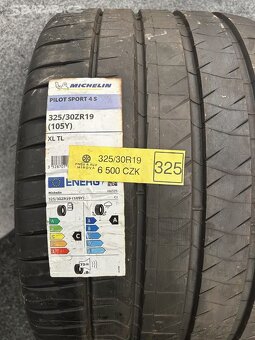 Letní pneumatiky michelin 325/30 R19 - 2