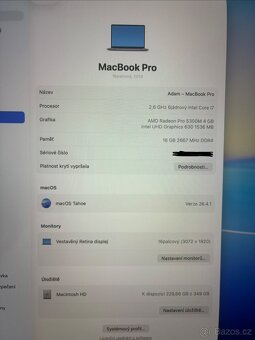 MacBook Pro 16" (2019) – i7 / 16GB RAM / 512GB SSD / Space - 2