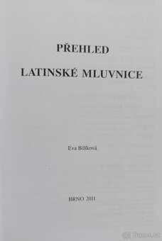 Přehled latinské mluvnice - 2