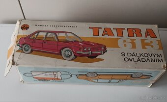Originální krabice od staré hračky Tatra 613 ites - 2