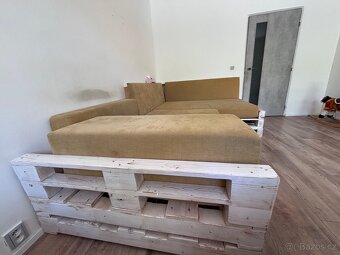 Pohovka z palet na miru, matrace pametova pena - 2